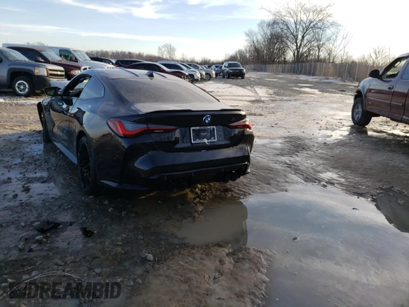2022 BMW M4 Competition xDrive with VIN WBS43AZ0XNCJ20193, listed as a Copart auction lot 72591002 with 0 mi miles. Bid and sale history available at carsss.com. Image 6.