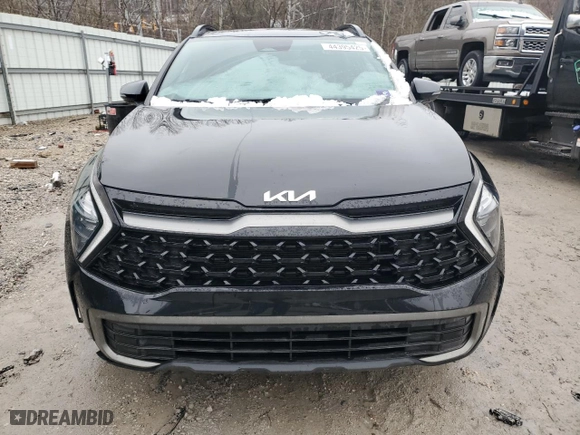 2023 Kia Sportage X-Line with VIN 5XYK6CAF7PG006605, listed as a Copart auction lot 44395425 with 62,026 mi miles and Salvage Title. Bid and sale history available at carsss.com. Image 5.