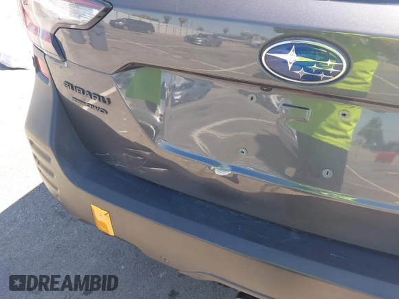 2023 Subaru Outback Wilderness with VIN 4S4BTGUD9P3119756, listed as a IAAI auction lot 42206143 with 33,502 mi miles and . Bid and sale history available at DreamBid. Image 6.