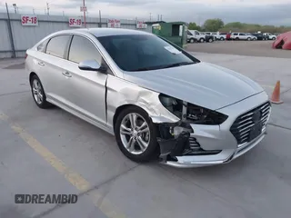 2018 Hyundai Sonata SEL with VIN 5NPE34AF1JH673343, listed as a IAAI auction lot 41827225 with 29,732 mi miles and . Bid and sale history available at carsss.com. Image 1.
