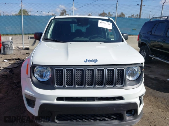 2023 Jeep Renegade Latitude with VIN ZACNJDB18PPP67161, listed as a IAAI auction lot 41954150 with 21,151 mi miles and . Bid and sale history available at DreamBid. Image 12.