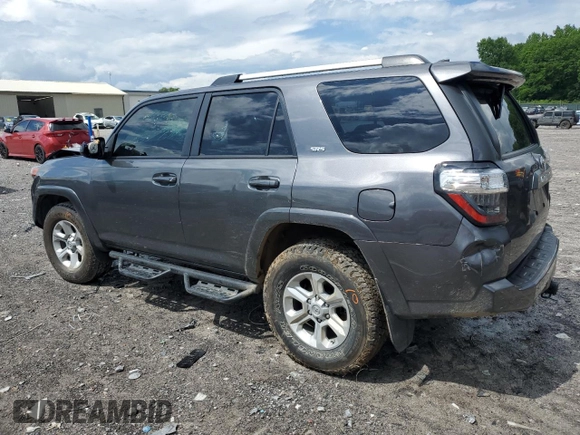 2021 Toyota 4Runner SR5 with VIN JTEEU5JR2M5230017, listed as a Copart auction lot 56715035 with 73,439 mi miles and Salvage title. Bid and sale history available at DreamBid. Image 2.