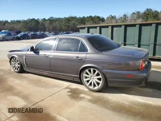 2008 Jaguar XJ Vanden Plas with VIN SAJWA82B08SH20004, listed as a Copart auction lot 87594075 with 130,172 mi miles and Salvage Title. Bid and sale history available at carsss.com. Image 2.