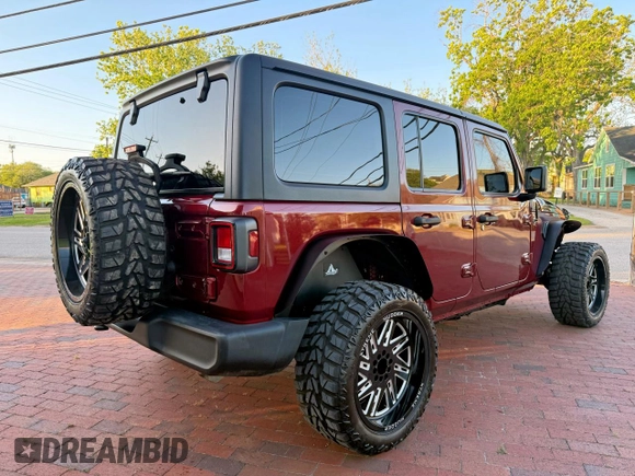 2021 Jeep Wrangler Unlimited Willys с VIN 1C4HJXDNXMW680247, выставлен на аукционе Copart как лот 59822035 с пробегом 77 407 миль миль и Чистый • Clean title. История ставок и продаж доступна на DreamBid. Изображение 4.