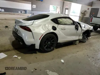 2023 Toyota GR Supra 3.0 with VIN WZ1DB0G08PW058285, listed as a Copart auction lot 54500434 with 0 mi miles and Salvage Title. Bid and sale history available at carsss.com. Image 3.