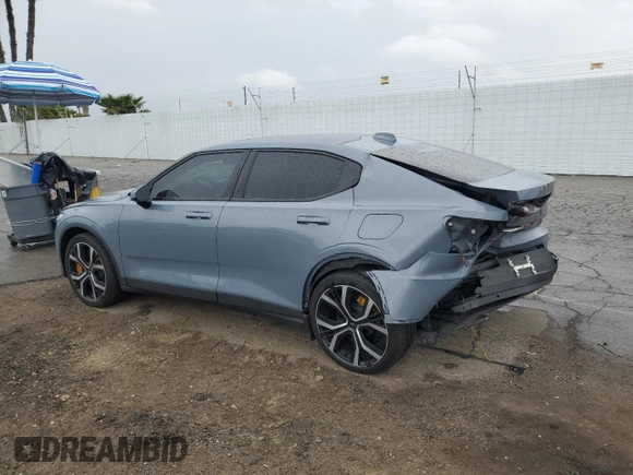2023 Polestar 2 Performance z VIN YSMET3KA1PL132024, wystawiony jako Copart lot #47666385 z przebiegiem Nie podano mil oraz Szkoda całkowita • Salvage title. Historia ofert i sprzedaży dostępna na DreamBid. Obrazek 2.