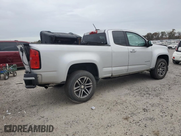 2020 Chevrolet Colorado 2WD Work Truck with VIN 1GCHSBEN7L1143846, listed as a Copart auction lot 78406494 with 76,582 mi miles and Salvage title. Bid and sale history available at DreamBid. Image 3.