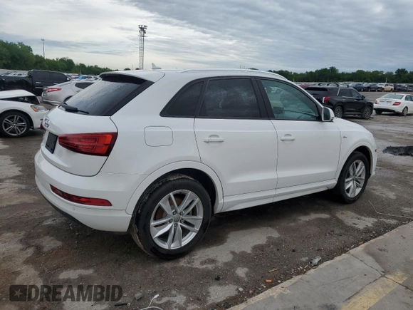 2018 Audi Q3 Premium with VIN WA1BCCFSXJR019611, listed as a Copart auction lot 55286305 with 108,898 mi miles and Salvage title. Bid and sale history available at DreamBid. Image 3.