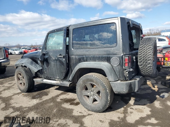 2011 Jeep Wrangler Rubicon with VIN 1J4HA6D11BL536151, listed as a Copart auction lot 44581625 with Not Provided miles and Salvage Title. Bid and sale history available at carsss.com. Image 2.