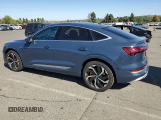 2020 Audi e-tron Sportback Prestige with VIN WA13ABGE0LB032568, listed as a Copart auction lot 56541685 with 59,360 mi miles and Salvage title. Bid and sale history available at DreamBid. Image 2.