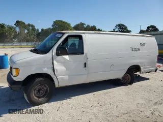 2000 Ford Econoline Cargo with VIN 1FTNS2426YHA08141, listed as a Copart auction lot 53088235 with 182,865 mi miles and Salvage Title. Bid and sale history available at DreamBid. Image 1.