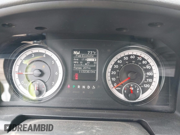 2018 Ram 1500 Express with VIN 1C6RR7FG7JS167415, listed as a IAAI auction lot 42395246 with 113,236 mi miles and . Bid and sale history available at DreamBid. Image 7.