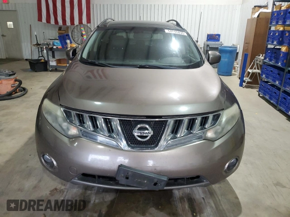 2009 Nissan Murano SL z VIN JN8AZ18U69W030495, wystawiony jako Copart lot #54045835 z przebiegiem 164 039 mil mil oraz Szkoda całkowita • Salvage title. Historia ofert i sprzedaży dostępna na DreamBid. Obrazek 5.