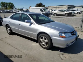 2002 Acura TL with VIN 19UUA56622A052123, listed as a Copart auction lot 51465725 with 66,587 mi miles and Salvage Title. Bid and sale history available at carsss.com. Image 4.
