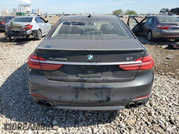 2019 BMW 7 Series with VIN WBA7F2C13KB242430, listed as a Copart auction lot 55525835 with 58,559 mi miles and Salvage title. Bid and sale history available at DreamBid. Image 6.
