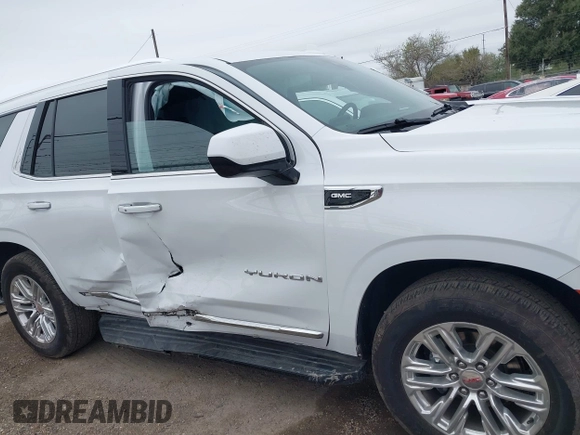 2022 GMC Yukon SLT with VIN 1GKS1BKD9NR314142, listed as a IAAI auction lot 41117401 with 53,111 mi miles. Bid and sale history available at carsss.com. Image 14.