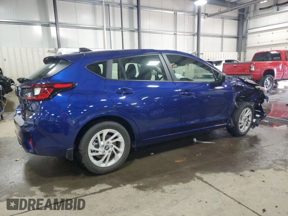 2024 Subaru Impreza with VIN JF1GUABC1R8371785, listed as a Copart auction lot 41638575 with 3,201 mi miles and Salvage Title. Bid and sale history available at DreamBid. Image 3.