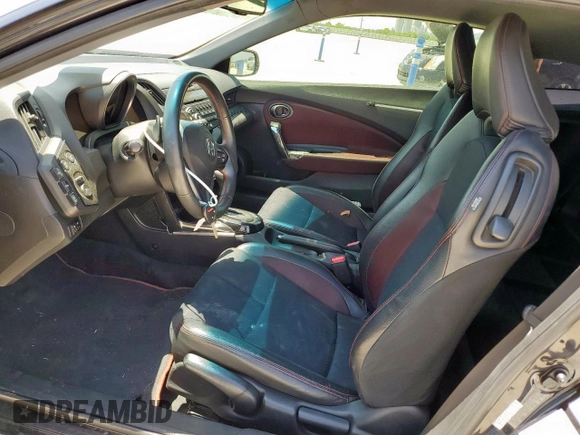 2015 Honda CR-Z EX with VIN JHMZF1D6XFS001159, listed as a Copart auction lot 57032225 with 59,903 mi miles and Salvage title. Bid and sale history available at DreamBid. Image 7.