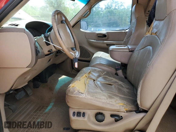 1999 Ford F-150 XL with VIN 1FTRX17L0XNB35971, listed as a Copart auction lot 51004335 with Not provided miles and Salvage title. Bid and sale history available at DreamBid. Image 7.
