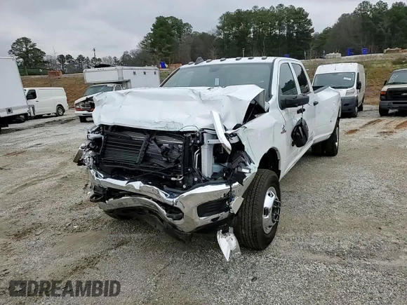 2024 Ram 3500 Tradesman with VIN 3C63RRGL6RG391646, listed as a Copart auction lot 45607345 with 1,794 mi miles and Salvage Title. Bid and sale history available at carsss.com. Image 10.