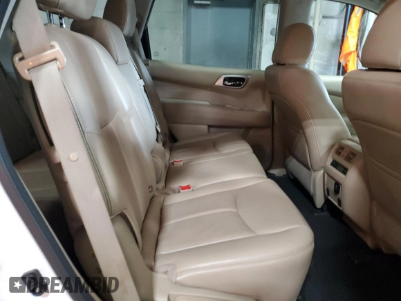2017 Nissan Pathfinder SL with VIN 5N1DR2MM9HC633473, listed as a Copart auction lot 49615975 with 46,467 mi miles and Salvage Title. Bid and sale history available at carsss.com. Image 11.