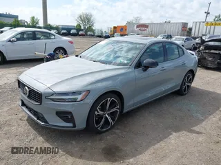 2024 Volvo S60 Plus Dark Theme with VIN 7JRL12TL2RG301001, listed as a IAAI auction lot 42160706 with 13,759 mi miles and . Bid and sale history available at DreamBid. Image 2.