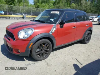 2014 MINI Countryman S with VIN WMWZC3C54EWP25321, listed as a Copart auction lot 54898515 with 48,530 mi miles and Salvage Title. Bid and sale history available at DreamBid. Image 1.