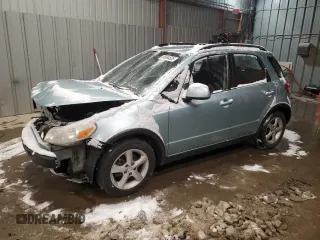 2009 Suzuki SX4 Man AWD with VIN JS2YB413996204423, listed as a Copart auction lot 88684625 with 111,432 mi miles and Salvage Title. Bid and sale history available at carsss.com. Image 1.