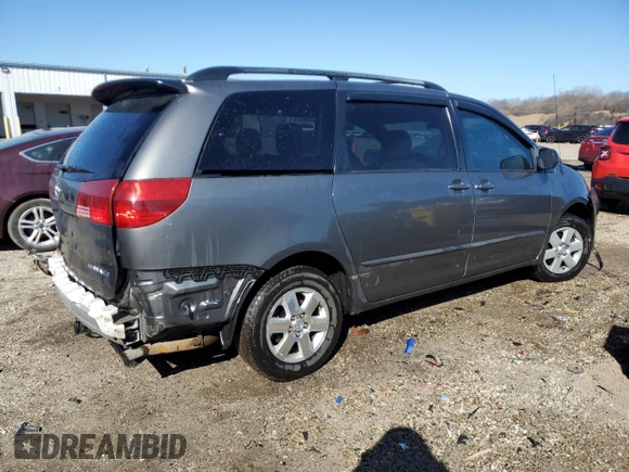 2005 Toyota Sienna CE with VIN 5TDZA23C45S340701, listed as a Copart auction lot 48179605 with 213,472 mi miles and Salvage Title. Bid and sale history available at DreamBid. Image 3.