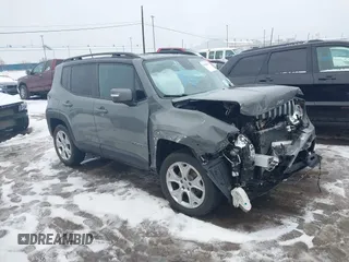 2020 Jeep Renegade Limited with VIN ZACNJBD11LPL74100, listed as a IAAI auction lot 41140117 with 45,067 mi miles and . Bid and sale history available at DreamBid. Image 1.