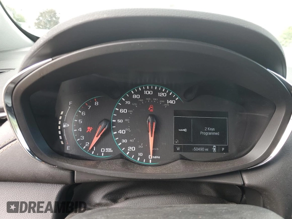 2021 Chevrolet Trax LT with VIN KL7CJPSB1MB321070, listed as a Copart auction lot 73340064 with 50,490 mi miles and Salvage Title. Bid and sale history available at carsss.com. Image 9.