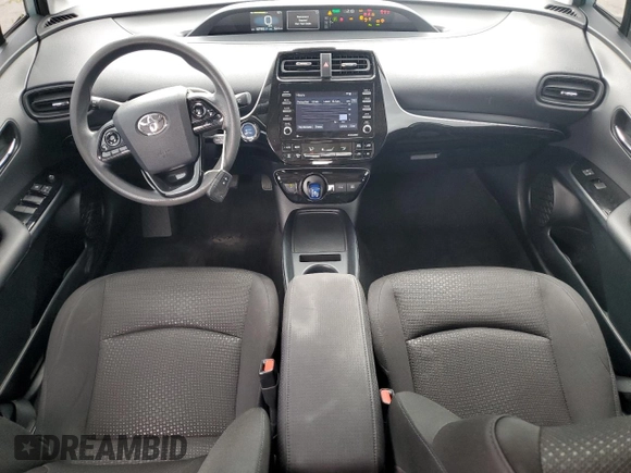 2021 Toyota Prius L Eco with VIN JTDKAMFU4M3136370, listed as a Copart auction lot 53513905 with 63,165 mi miles and Salvage title. Bid and sale history available at DreamBid. Image 8.