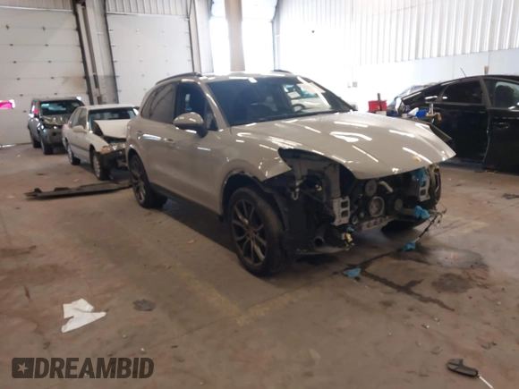 2021 Porsche Cayenne with VIN WP1AA2AY2MDA02282, listed as a IAAI auction lot 41960123 with 31,608 mi miles and . Bid and sale history available at DreamBid. Image 1.