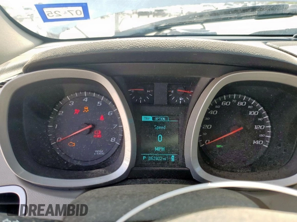 2016 Chevrolet Equinox LT z VIN 2GNALCEK9G6213349, wystawiony jako Copart lot #57287505 z przebiegiem 62 902 mil mil oraz Szkoda całkowita • Salvage title. Historia ofert i sprzedaży dostępna na DreamBid. Obrazek 9.