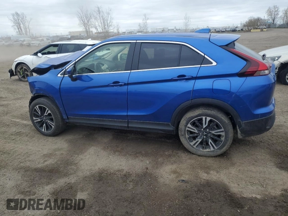 2024 Mitsubishi Eclipse Cross ES z VIN JA4ATUAA5RZ601112, wystawiony jako Copart lot #56214415 z przebiegiem 10 859 mil mil oraz Szkoda całkowita • Salvage title. Historia ofert i sprzedaży dostępna na DreamBid. Obrazek 2.