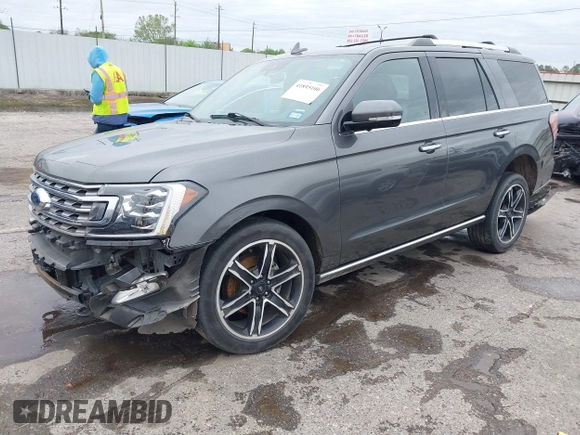 2021 Ford Expedition Limited with VIN 1FMJU2AT4MEA53527, listed as a IAAI auction lot 41895106 with 81,128 mi miles and . Bid and sale history available at DreamBid. Image 18.