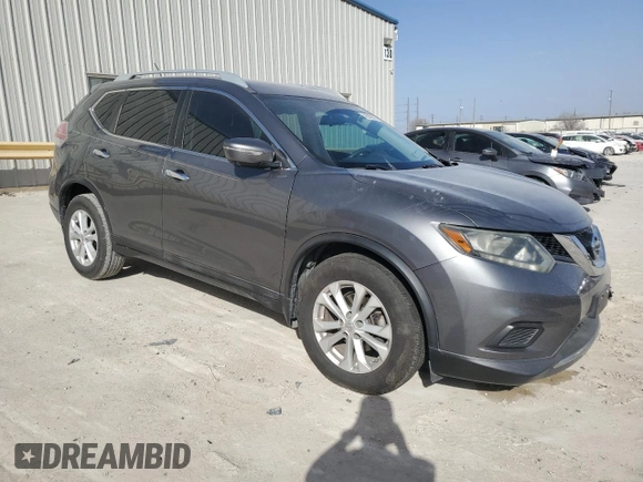 2014 Nissan Rogue SV with VIN 5N1AT2MT7EC795772, listed as a Copart auction lot 48266205 with 119,939 mi miles and Salvage Title. Bid and sale history available at carsss.com. Image 4.