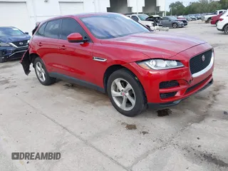 2018 Jaguar F-Pace 30t Premium with VIN SADCJ2GX4JA236448, listed as a IAAI auction lot 41365983 with Not Provided miles and . Bid and sale history available at DreamBid. Image 1.