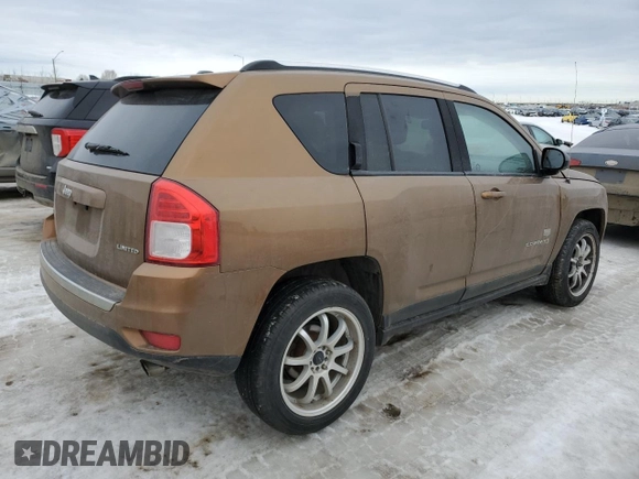 2011 Jeep Compass Limited with VIN 1J4NF5FB9BD197654, listed as a Copart auction lot 46366425 with 213,761 mi miles and Salvage Title. Bid and sale history available at carsss.com. Image 3.
