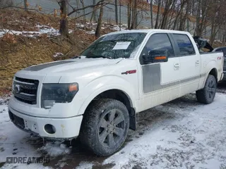 2013 Ford F-150 XL with VIN 1FTFW1EF2DFC82771, listed as a IAAI auction lot 41401152 with 150,624 mi miles. Bid and sale history available at carsss.com. Image 2.