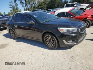 2014 Kia Cadenza Premium with VIN KNALN4D71E5121091, listed as a Copart auction lot 82902324 with 205,042 mi miles and Clean Title. Bid and sale history available at carsss.com. Image 4.