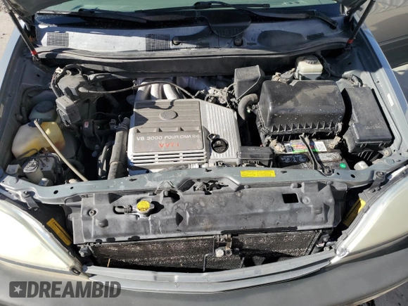 2003 Lexus RX 300 with VIN JTJHF10U630301545, listed as a Copart auction lot 75288894 with 218,602 mi miles and Salvage Title. Bid and sale history available at carsss.com. Image 12.