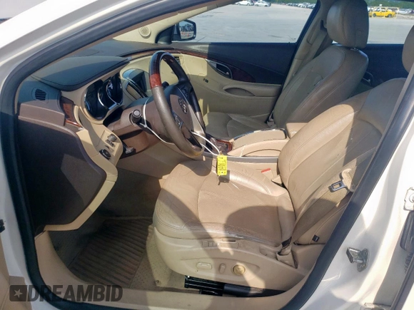 2010 Buick LaCrosse CXL with VIN 1G4GC5EG2AF297291, listed as a Copart auction lot 59738735 with 191,000 mi miles and Salvage title. Bid and sale history available at DreamBid. Image 7.