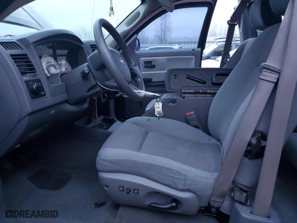 2005 Dodge Dakota ST with VIN 1D7HW22K45S236826, listed as a Copart auction lot 87455254 with 86,352 mi miles and Salvage Title. Bid and sale history available at carsss.com. Image 7.