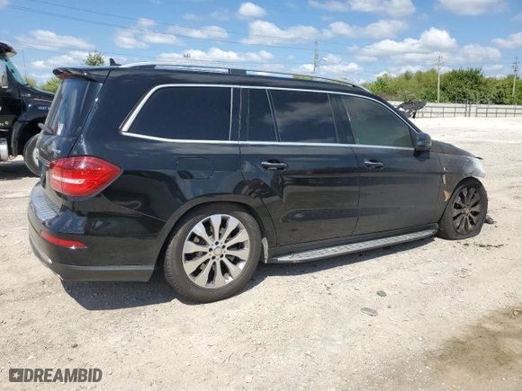 2017 Mercedes-Benz GLS with VIN 4JGDF6EE9HA901344, listed as a Copart auction lot 68371414 with 0 mi miles and Non Repairable. Bid and sale history available at carsss.com. Image 3.