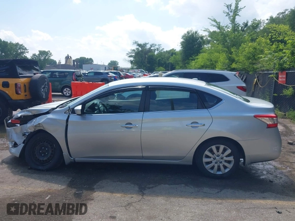 2014 Nissan Sentra SV with VIN 3N1AB7AP0EY334421, listed as a IAAI auction lot 42439951 with 107,788 mi miles and . Bid and sale history available at DreamBid. Image 15.