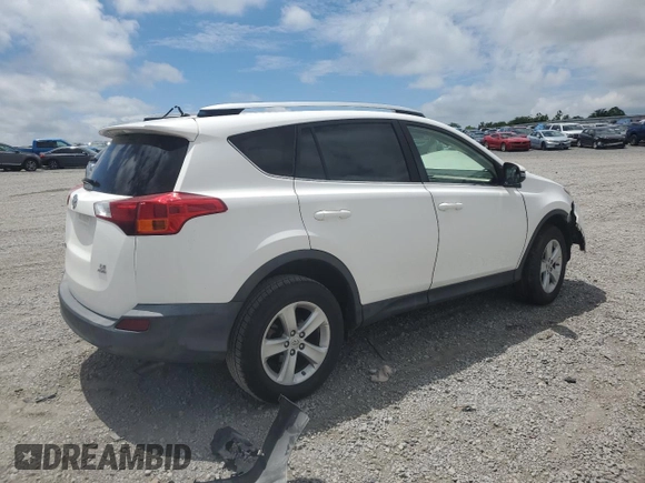 2013 Toyota RAV4 XLE with VIN JTMWFREV7D5006033, listed as a Copart auction lot 59340545 with Not provided miles and Salvage title. Bid and sale history available at DreamBid. Image 3.