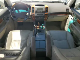 2005 Lexus GX with VIN JTJBT20X350085414, listed as a Copart auction lot 53672345 with 117,146 mi miles and Salvage Title. Bid and sale history available at carsss.com. Image 8.