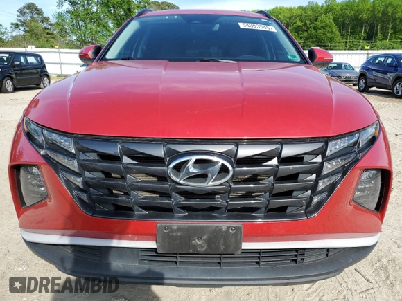 2022 Hyundai Tucson SEL with VIN 5NMJB3AE0NH085519, listed as a Copart auction lot 54003545 with 66,200 mi miles and Salvage Title. Bid and sale history available at DreamBid. Image 5.
