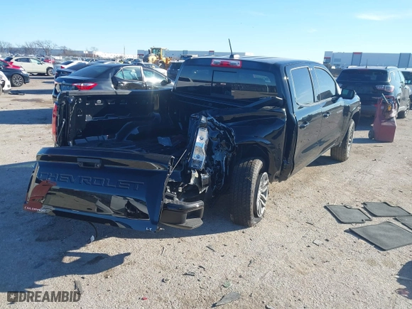 2024 Chevrolet Colorado 2WD LT with VIN 1GCGSCEC7R1215802, listed as a IAAI auction lot 41219540 with 2,659 mi miles. Bid and sale history available at carsss.com. Image 4.